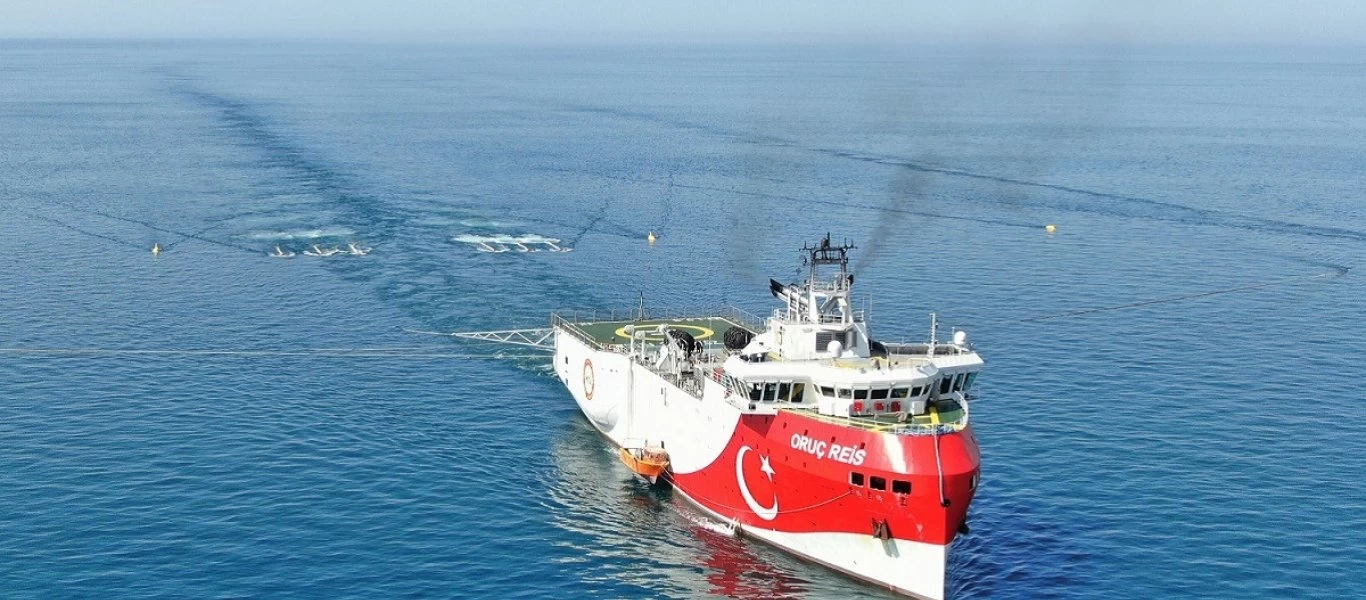 Για 18η ημέρα το Oruc Reis σε ελληνική υφαλοκρηπίδα - Διεξάγονται αεροναυτικά γυμνάσια στην ανατολική Μεσόγειο (φωτο)